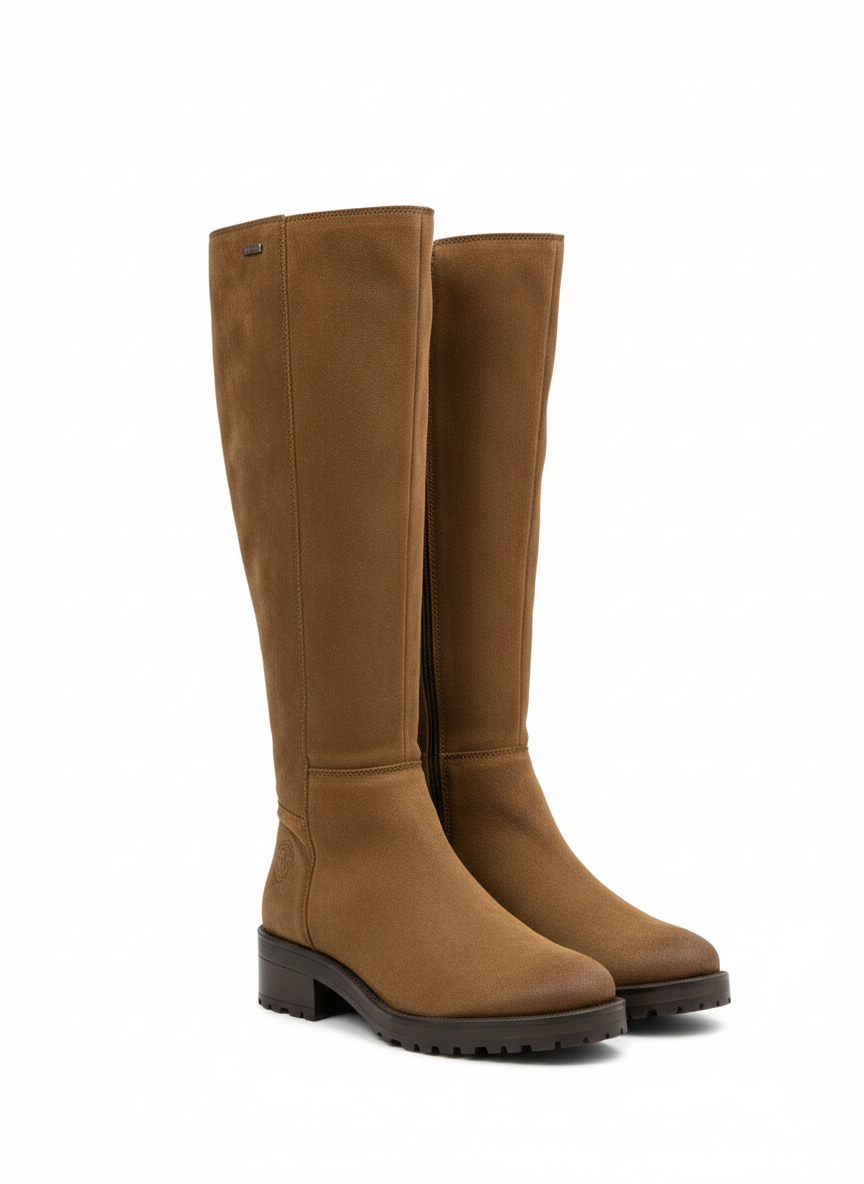 Botas Altas Kangaroos de Piel Serraje resistentes al agua