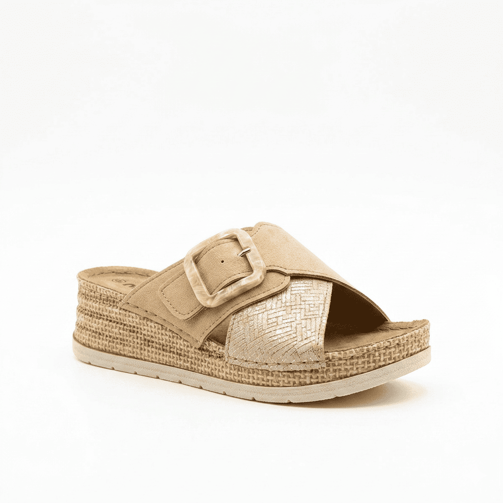 Sandalia Iblu ice beige